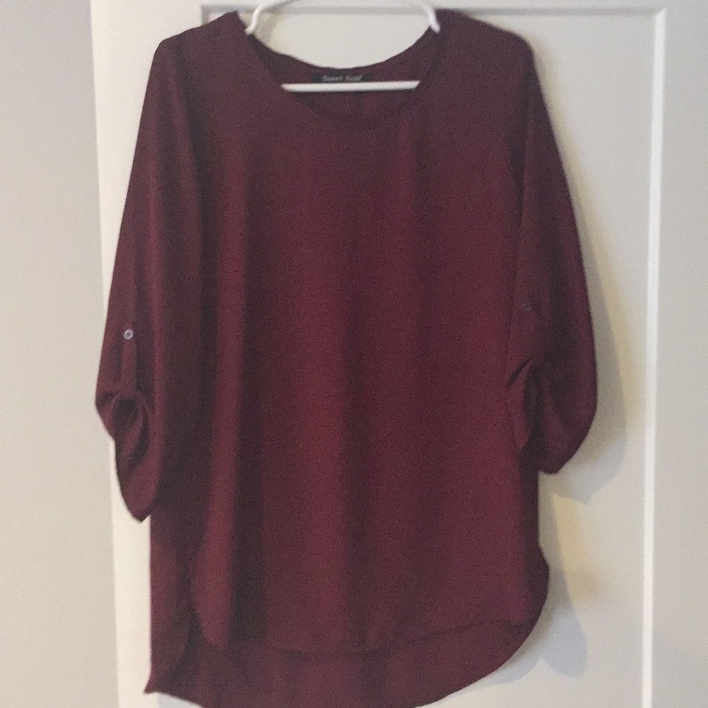 Maroon blouse